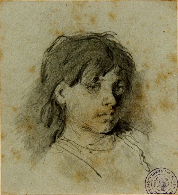 Francesco Paolo Michetti - 161, Ritratto di fanciulla, Certosa e Museo Nazionale di San Martino, Napoli